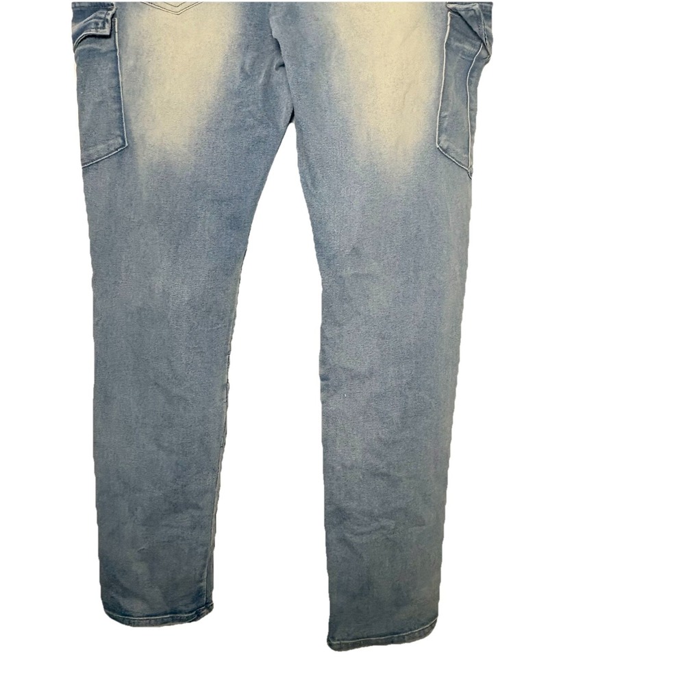 Reason Jeans Men's 38 X 33 Factory Distressed Artsy Straight Fit Tapered NWT L‎ - Picture 10 of 16